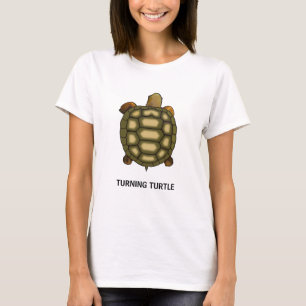 T-shirt Tortue avec Texte Tortue Tournante Modifia