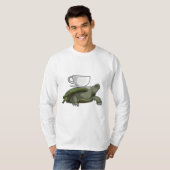 T-shirt Tortue avec thé (Devant entier)