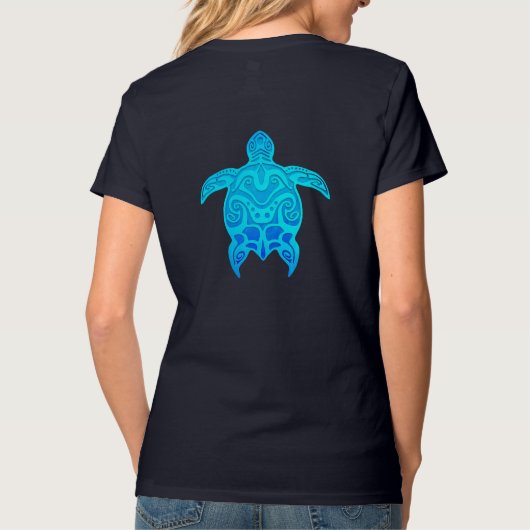 T-shirt Tortue bleue (Dos)