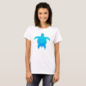 T-shirt Tortue bleue (Devant entier)