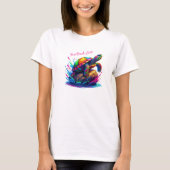T-shirt Tortue colorée - (Devant)