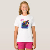 T-shirt Tortue colorée - (Devant entier)
