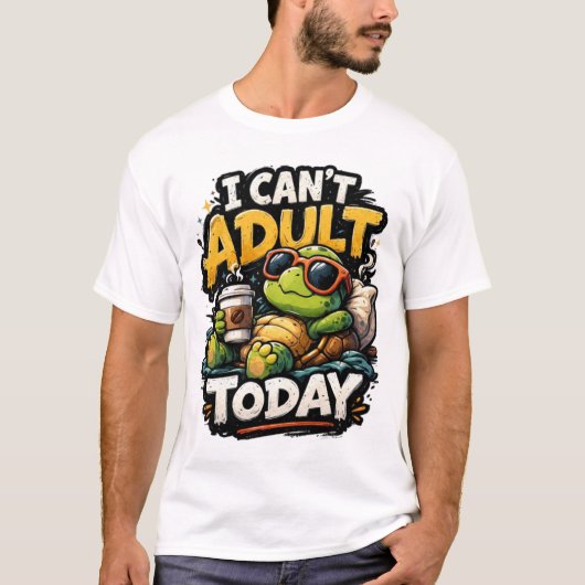 T-shirt tortue cool (Devant)