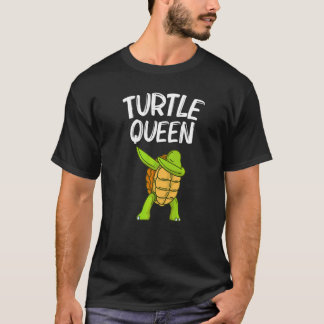 T-shirt Tortue Cool Pour Femme Maman Dabbing Tortue De Mer