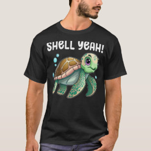 T-shirt Tortue Coquille Oui Tortues Mer Cute Turtle 2