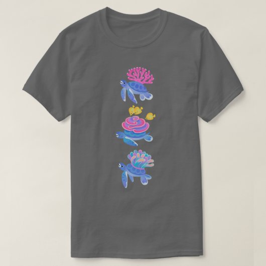 T-shirt Tortue corail (Design devant)