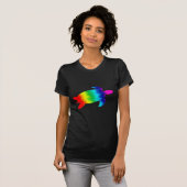 T-shirt Tortue d'arc-en-ciel (Devant entier)
