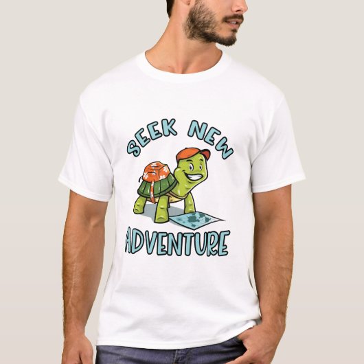 T-shirt Tortue d'aventure (Devant)