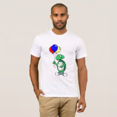 T-shirt Tortue de fête ! (Devant entier)