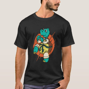 T-shirt Tortue de karaté mortel drôle Sports de combat de