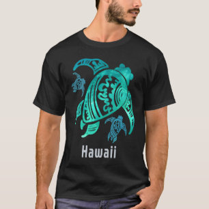 T-shirt Tortue de la mer bleue de Haiwaii