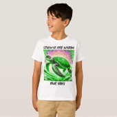 T-shirt tortue de mer (Devant entier)