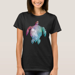 T-shirt Tortue de mer Animal Maori Tortue colorée
