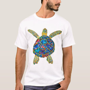 T-shirt Tortue de mer arc-en-ciel Copie