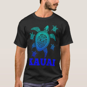 T-shirt Tortue de mer de Kauai Hawaii Souvenir Plongée en