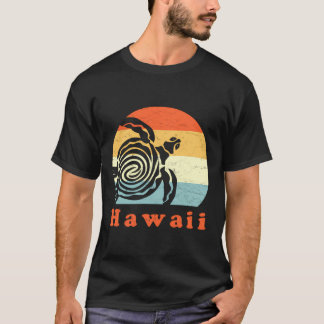 T-shirt Tortue de mer de la tribu vintage Hawaii Hawaii Va