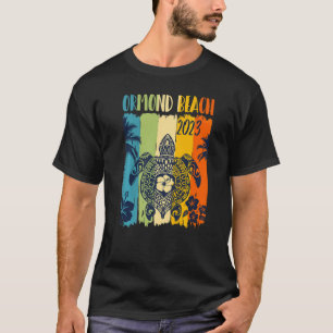 T-shirt Tortue de mer Rétro Ormond Beach Floride Vacances