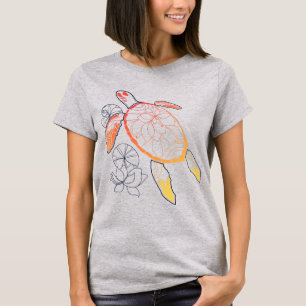 T-shirt Tortue de mer Sunburst