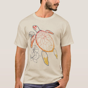T-shirt Tortue de mer Sunburst