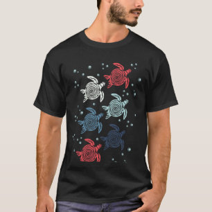T-shirt Tortue de mer Tortue rétro Tortue amusante Animal