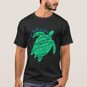 T-shirt Tortue de mer verte Sagesse de Honu Hawaïen