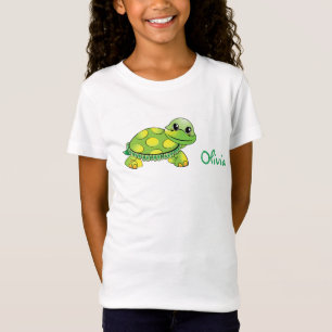 T-Shirt Tortue de sourire personnalisée