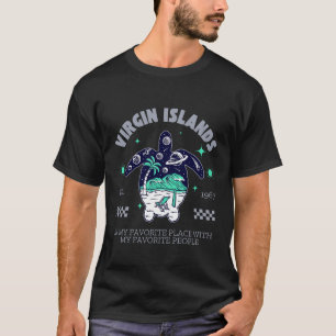 T-shirt Tortue des îles Vierges britanniques
