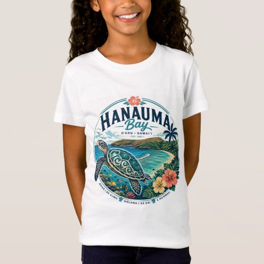 T-Shirt Tortue d'Hawaii (Devant)