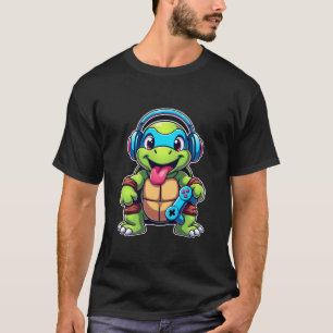 T-shirt Tortue Drôle Joueur De Jeux Vidéo De Tortues (4)