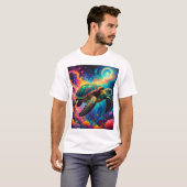 T-shirt Tortue du Courant Éternel (Devant entier)