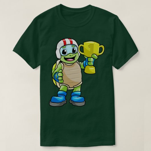 T-shirt Tortue en Champion avec Trophée (Design devant)