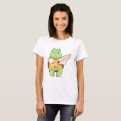 T-shirt Tortue en coiffeur avec ciseaux (Devant entier)