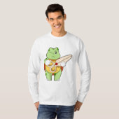 T-shirt Tortue en coiffeur avec ciseaux (Devant entier)