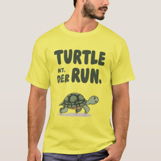 T-shirt Tortue en course