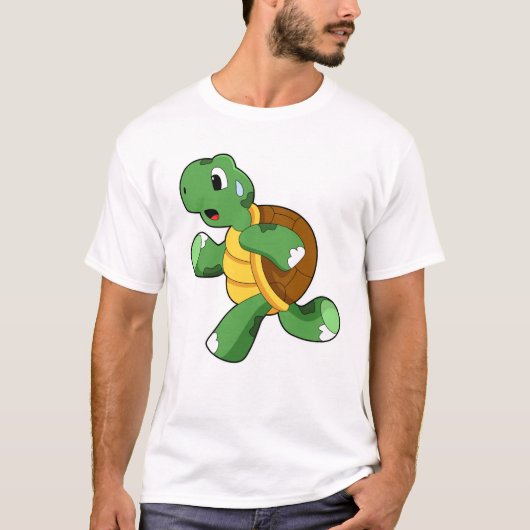 T-shirt Tortue en Jogger à Running (Devant)