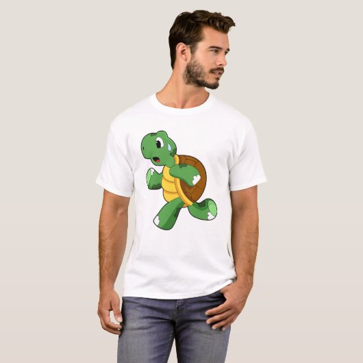 T-shirt Tortue en Jogger à Running (Devant entier)