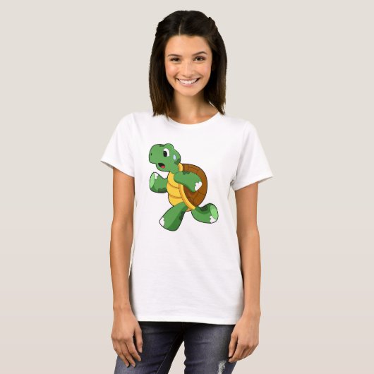 T-shirt Tortue en Jogger à Running (Devant entier)