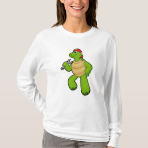 T-shirt Tortue en mécanique avec clé et Casquette