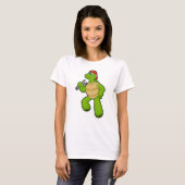 T-shirt Tortue en mécanique avec clé et Casquette (Devant entier)