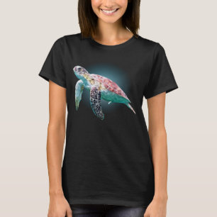 T-shirt Tortue en polygon faible