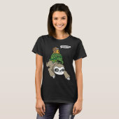 T-shirt Tortue escargots de Weeee Parcours de Piggyback an (Devant entier)