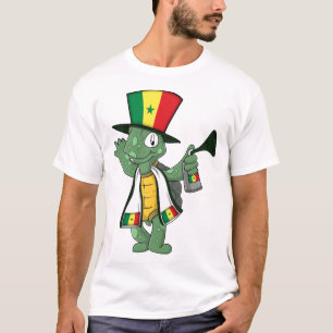 T-shirt Tortue éventail du Sénégal