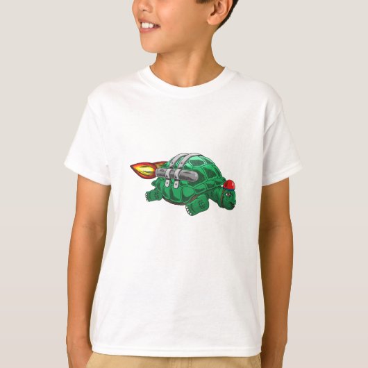 T-shirt Tortue Fusée Rapide (Devant)