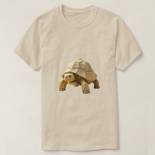 T-shirt Tortue géométrique du désert (Design devant)