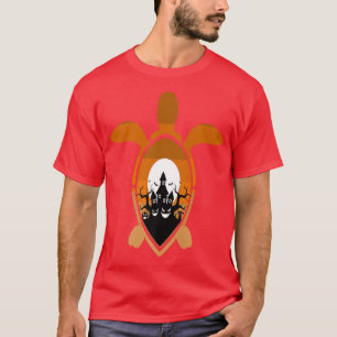 T-shirt Tortue Hauné Maison Lazy Costume Halloween Cool A