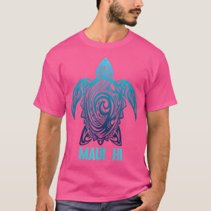 T-shirt Tortue hawaïenne de la tribu Maui Hawaii Scub