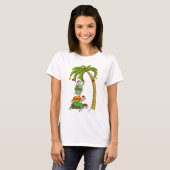 T-shirt Tortue hawaïenne Santa de Noël (Devant entier)