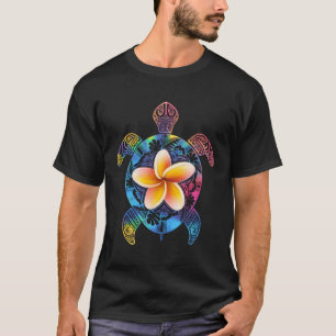 T-shirt Tortue Hawaïenne Teint Hawaii Pour Et
