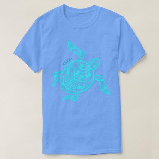 T-shirt Tortue hawaïenne tribale Kauai (Design devant)