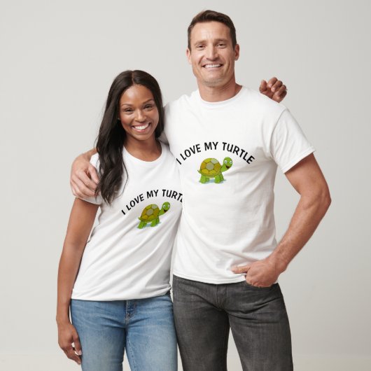T-shirt Tortue Heureuse (Unisexe)